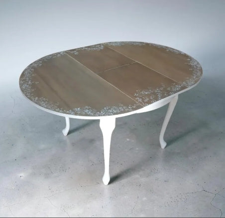 Runder Vintage Esstisch ausziehbar – Landhausstil | Camille