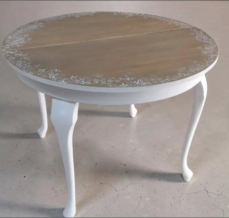 Runder Vintage Esstisch ausziehbar – Landhausstil | Camille