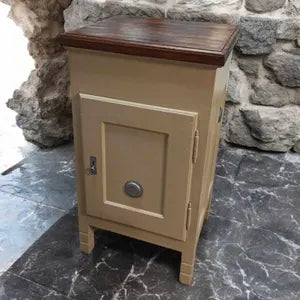 Vintage Vorratsschrank aus Holz – alter Küchenschrank Landhausstil – Theodor