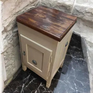 Vintage Vorratsschrank aus Holz – alter Küchenschrank Landhausstil – Theodor