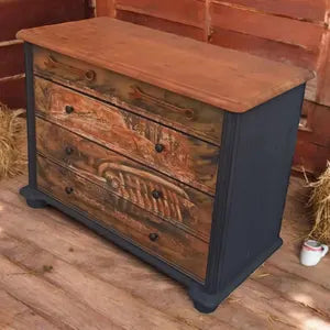 Industrial Kommode mit Schraubenschlüssel-Griffen – Vintage Sideboard in Rostoptik – Klaus