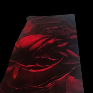 Klappbarer Vintage Esstisch für kleine Räume – 90 × 90 cm – Rot Schwarz – Mila