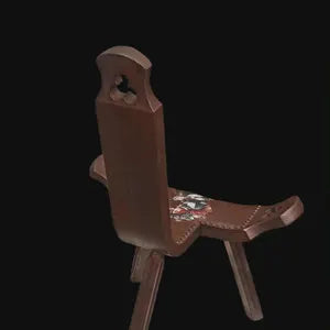 Steampunk Stuhl mit Zahnrädern – Vintage Industrial Design – Steven