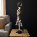 Steampunk Lampe handgefertigt – viktorianische Figurenlampe & Gothic Deko – Lisel