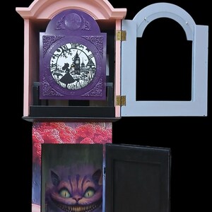 Vintage Standuhr mit Stauraum & Geheimfach – märchenhaftes Upcycling Unikat – Wonder