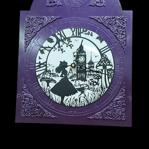 Vintage Standuhr mit Stauraum & Geheimfach – märchenhaftes Upcycling Unikat – Wonder