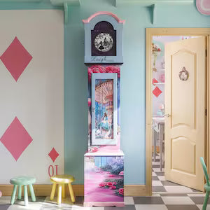 Vintage Standuhr mit Stauraum & Geheimfach – märchenhaftes Upcycling Unikat – Wonder