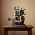 Handgefertigte Segelschiff Skulptur aus Stahl – Maritime Metallkunst Unikat „Sturmbrecher“